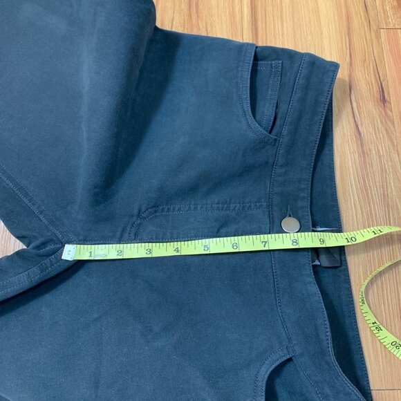 Eileen Fisher Black High Rise Straight Leg Pants - Picture 7 of 9